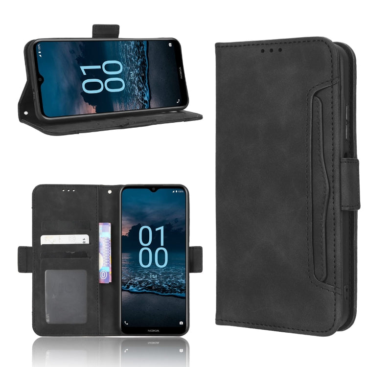 For Nokia G100 Skin Feel Calf Texture Card Slots Leather Phone Case