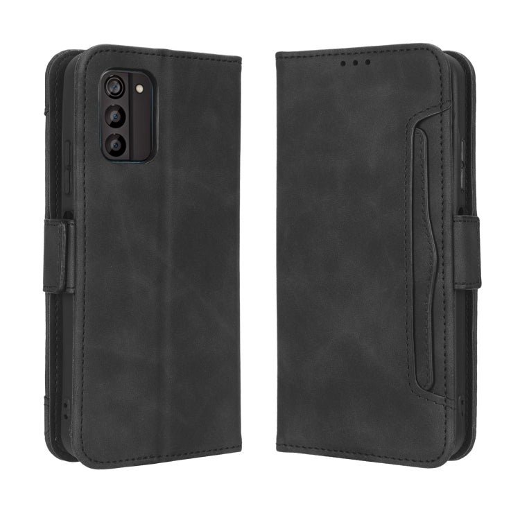 For Nokia G100 Skin Feel Calf Texture Card Slots Leather Phone Case