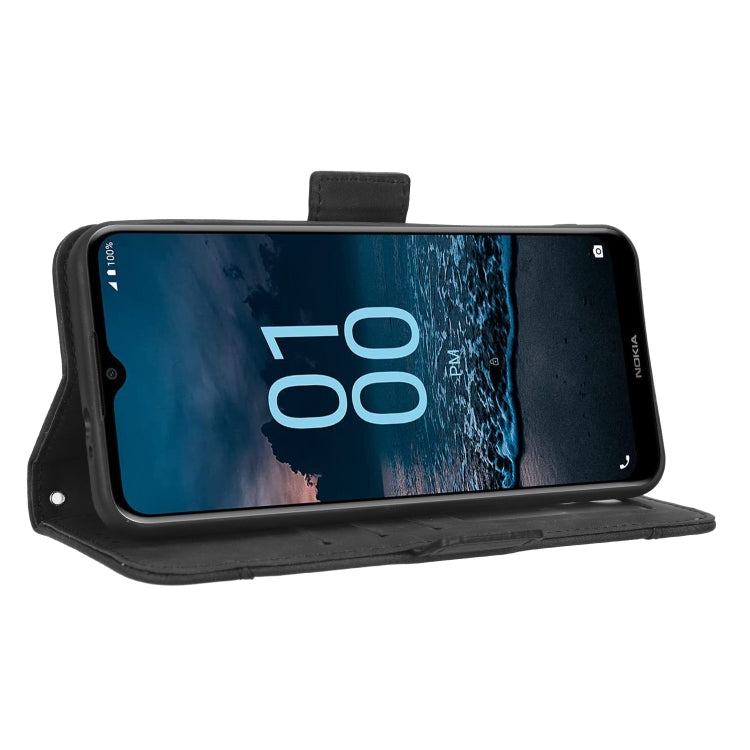 For Nokia G100 Skin Feel Calf Texture Card Slots Leather Phone Case