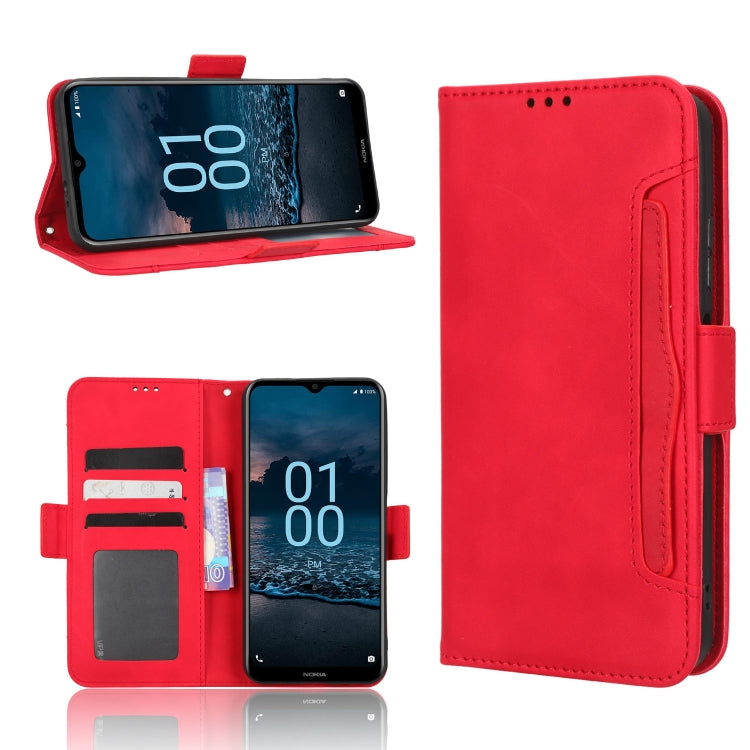 For Nokia G100 Skin Feel Calf Texture Card Slots Leather Phone Case