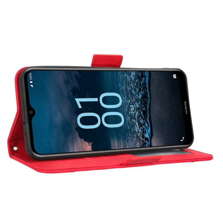 For Nokia G100 Skin Feel Calf Texture Card Slots Leather Phone Case