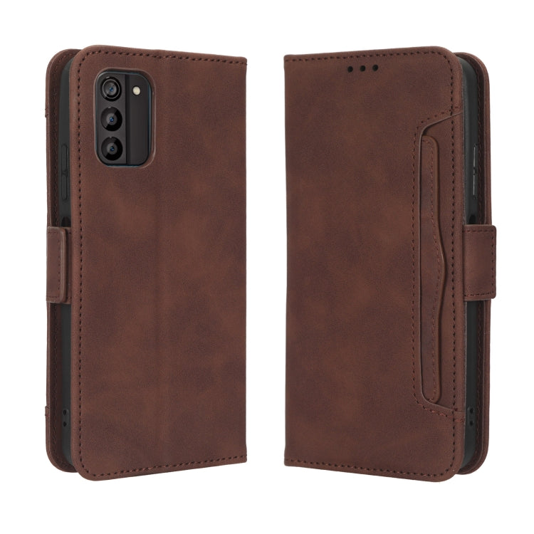 For Nokia G100 Skin Feel Calf Texture Card Slots Leather Phone Case