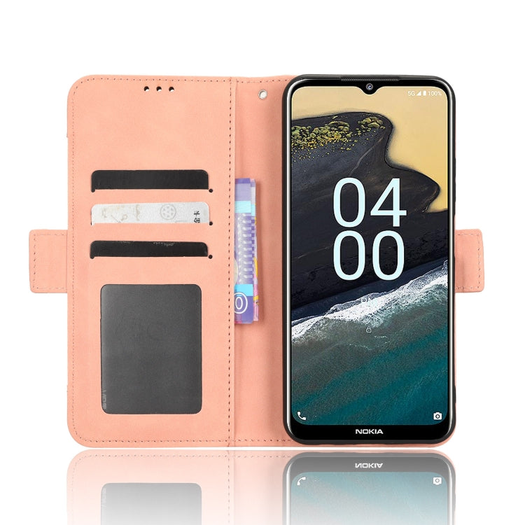 For Nokia G400 Skin Feel Calf Texture Card Slots Leather Phone Case