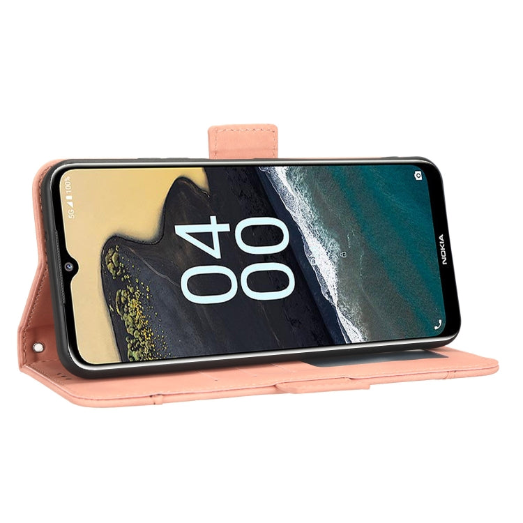 For Nokia G400 Skin Feel Calf Texture Card Slots Leather Phone Case