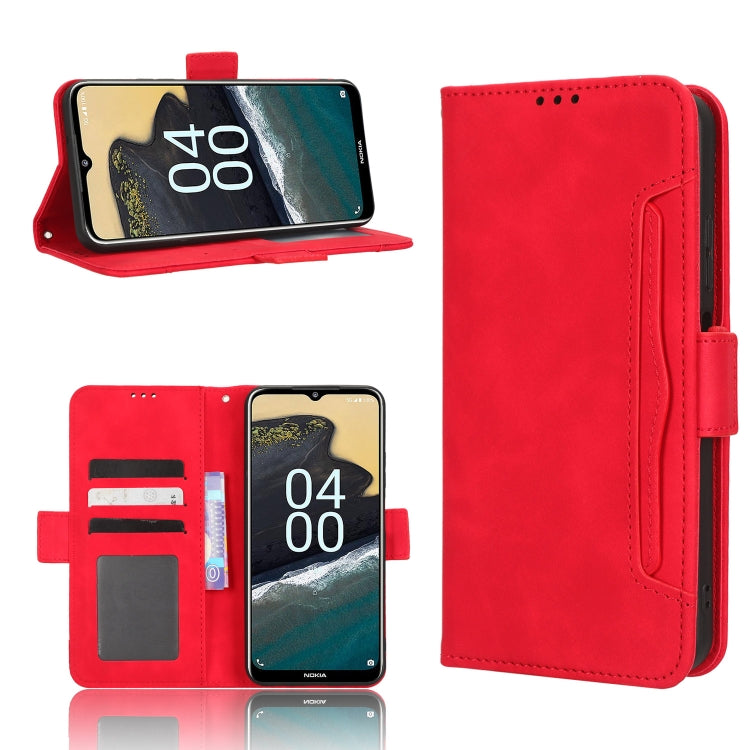 For Nokia G400 Skin Feel Calf Texture Card Slots Leather Phone Case
