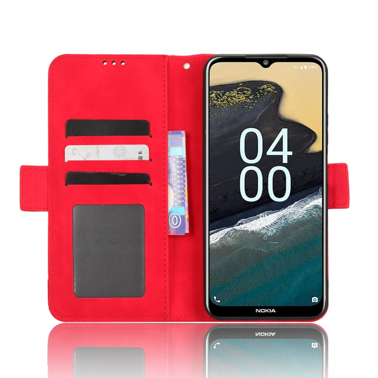 For Nokia G400 Skin Feel Calf Texture Card Slots Leather Phone Case