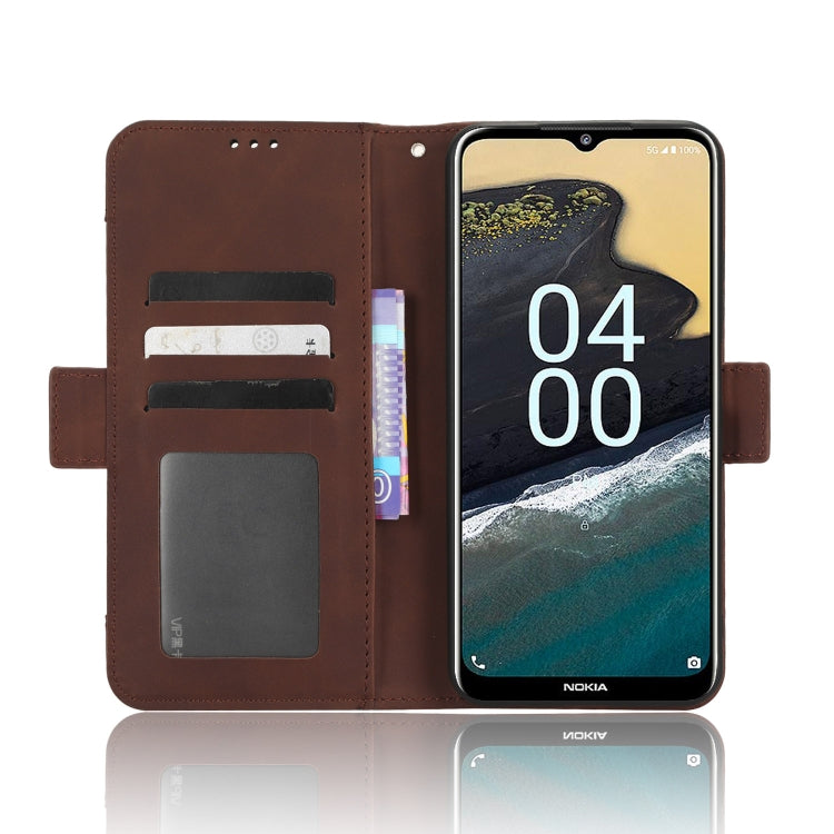 For Nokia G400 Skin Feel Calf Texture Card Slots Leather Phone Case