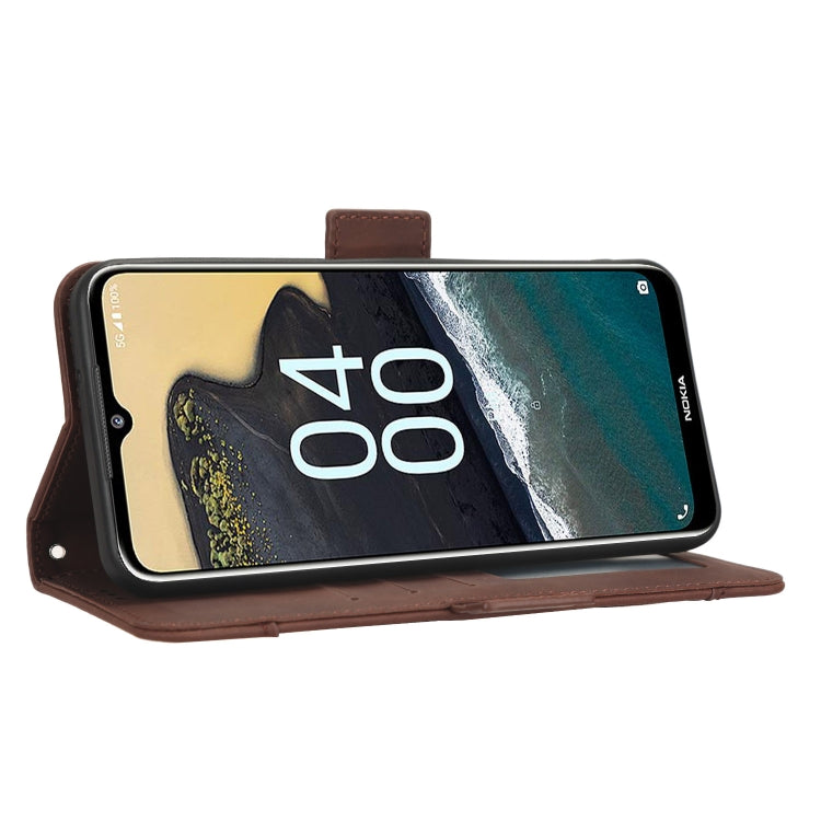 For Nokia G400 Skin Feel Calf Texture Card Slots Leather Phone Case