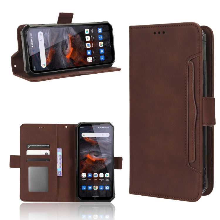 For Oukitel WP19 Skin Feel Calf Texture Card Slots Leather Phone Case