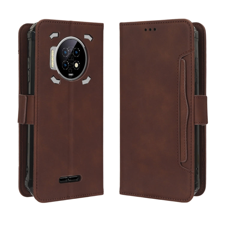 For Oukitel WP19 Skin Feel Calf Texture Card Slots Leather Phone Case