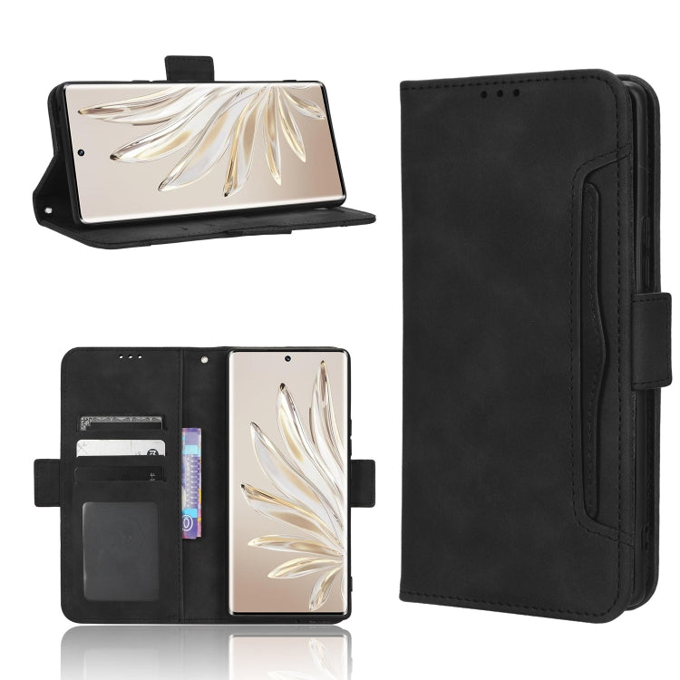 For Honor 70 5G Skin Feel Calf Texture Card Slots Leather Phone Case