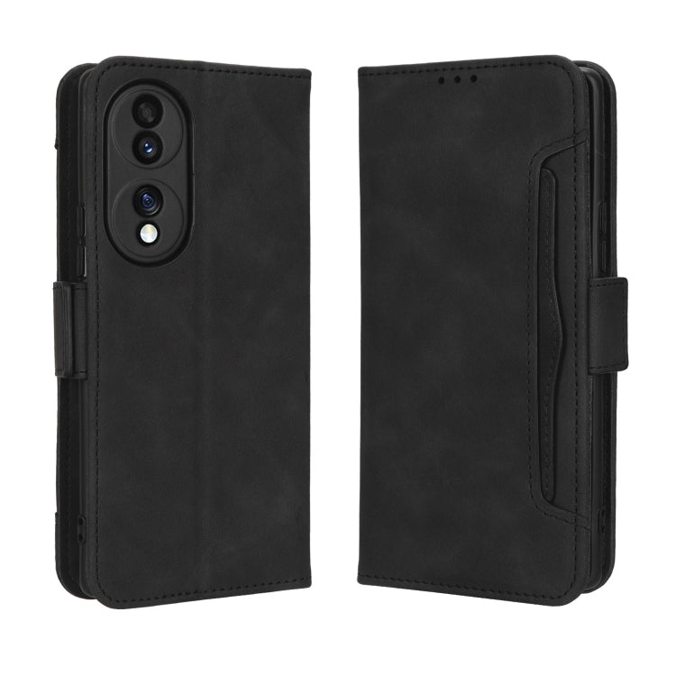 For Honor 70 5G Skin Feel Calf Texture Card Slots Leather Phone Case
