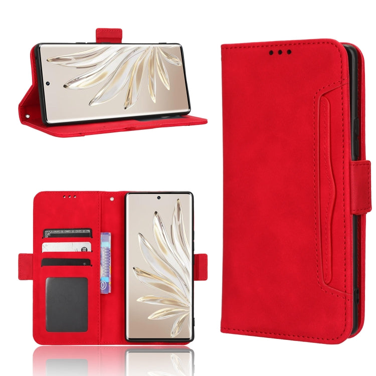 For Honor 70 5G Skin Feel Calf Texture Card Slots Leather Phone Case