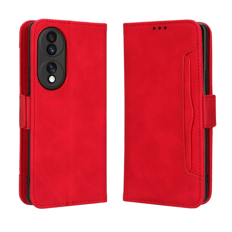 For Honor 70 5G Skin Feel Calf Texture Card Slots Leather Phone Case
