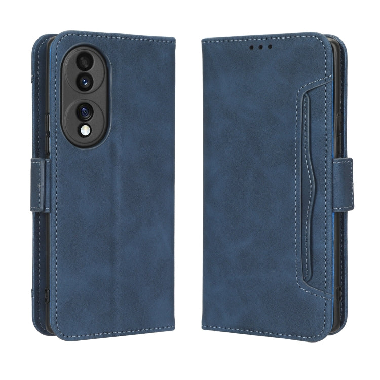 For Honor 70 5G Skin Feel Calf Texture Card Slots Leather Phone Case