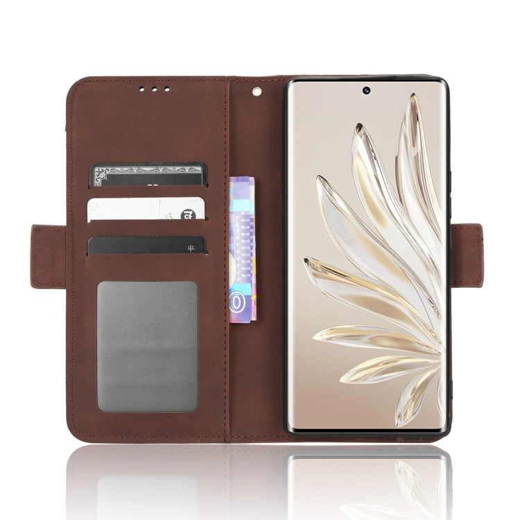 For Honor 70 5G Skin Feel Calf Texture Card Slots Leather Phone Case