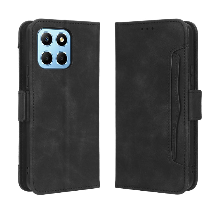For Honor X8 5G Skin Feel Calf Texture Card Slots Leather Phone Case