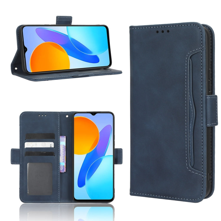 For Honor X8 5G Skin Feel Calf Texture Card Slots Leather Phone Case
