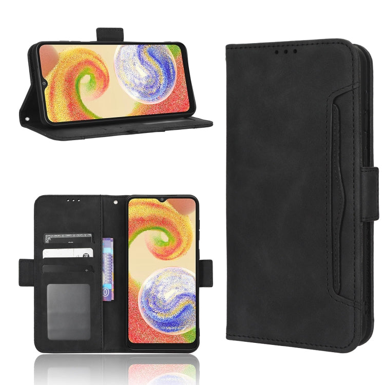 For Samsung Galaxy A04 Skin Feel Calf Texture Card Slots Leather Phone Case