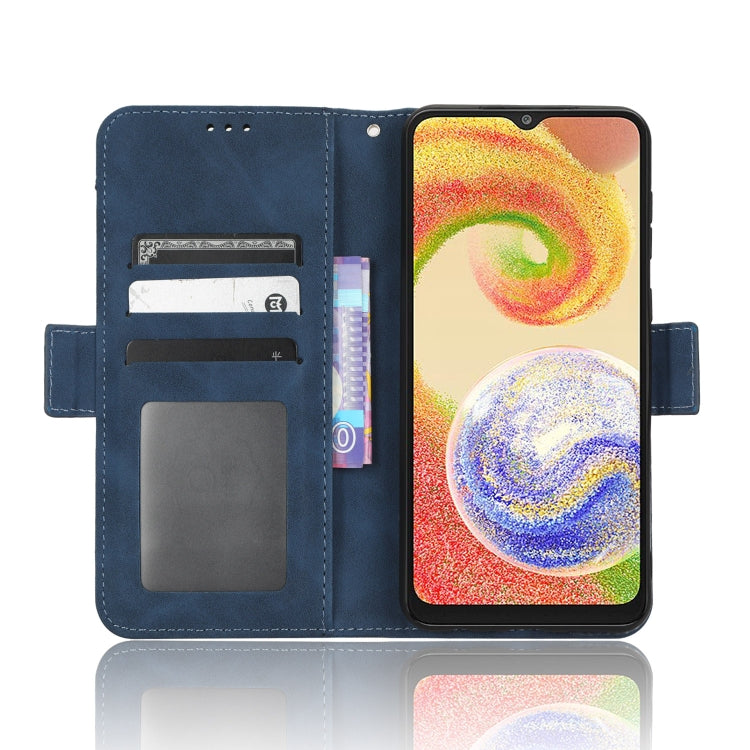 For Samsung Galaxy A04 Skin Feel Calf Texture Card Slots Leather Phone Case