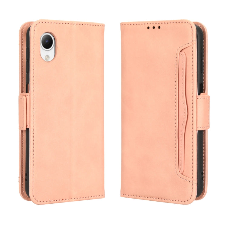For Samsung Galaxy A23e / A23s / A23 5G JP Skin Feel Calf Texture Card Slots Leather Phone Case