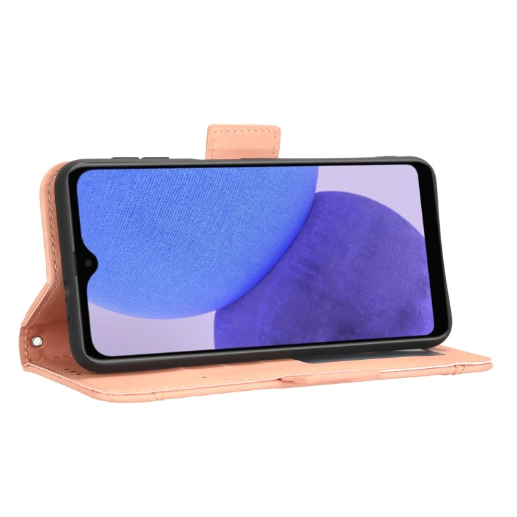 For Samsung Galaxy A23e / A23s / A23 5G JP Skin Feel Calf Texture Card Slots Leather Phone Case