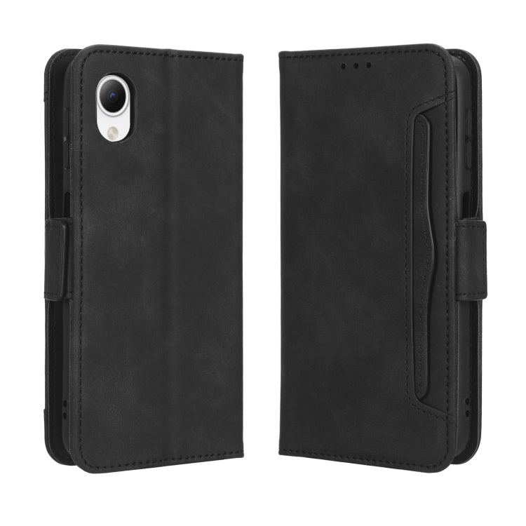 For Samsung Galaxy A23e / A23s / A23 5G JP Skin Feel Calf Texture Card Slots Leather Phone Case
