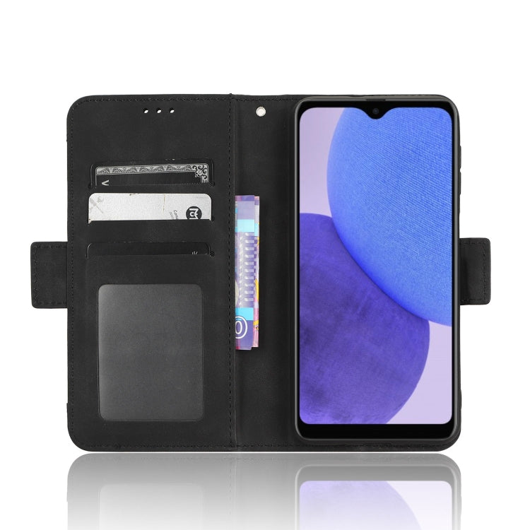 For Samsung Galaxy A23e / A23s / A23 5G JP Skin Feel Calf Texture Card Slots Leather Phone Case