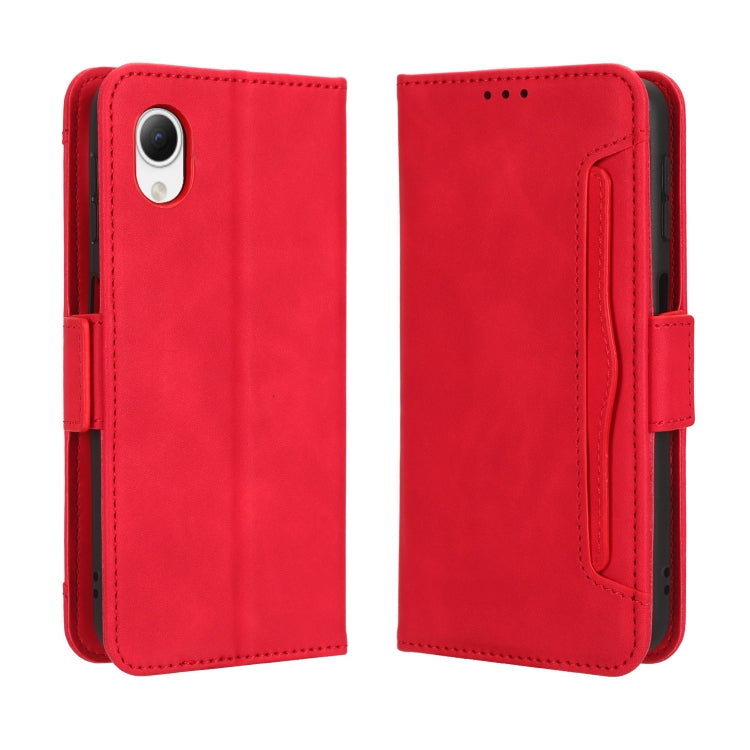 For Samsung Galaxy A23e / A23s / A23 5G JP Skin Feel Calf Texture Card Slots Leather Phone Case
