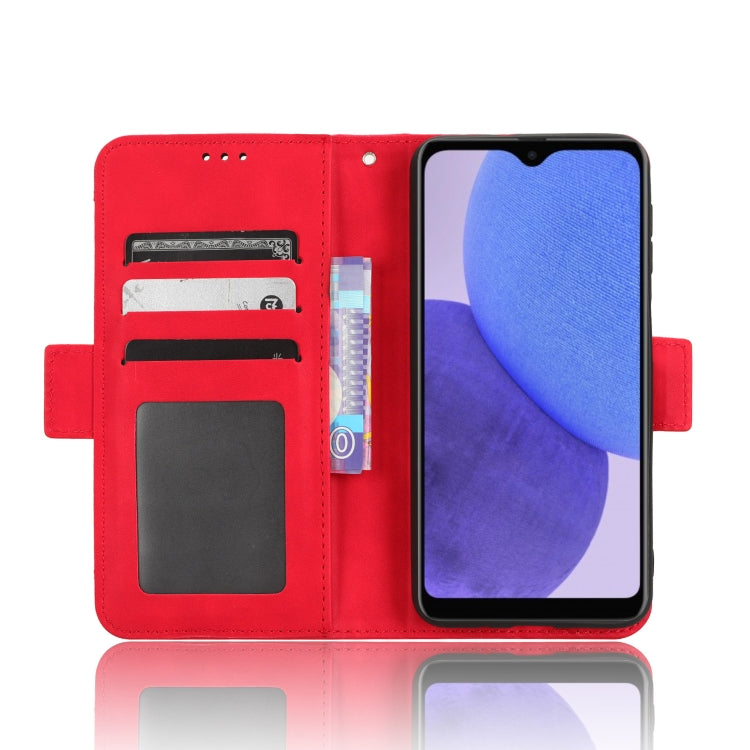 For Samsung Galaxy A23e / A23s / A23 5G JP Skin Feel Calf Texture Card Slots Leather Phone Case