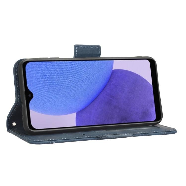 For Samsung Galaxy A23e / A23s / A23 5G JP Skin Feel Calf Texture Card Slots Leather Phone Case