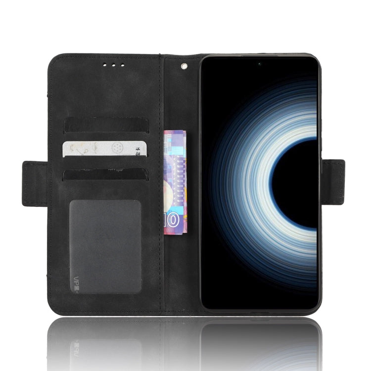 For Xiaomi 12T / Redmi K50 Ultra Skin Feel Calf Texture Card Slots Leather Phone Case