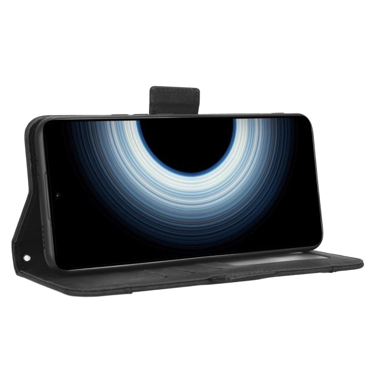 For Xiaomi 12T / Redmi K50 Ultra Skin Feel Calf Texture Card Slots Leather Phone Case