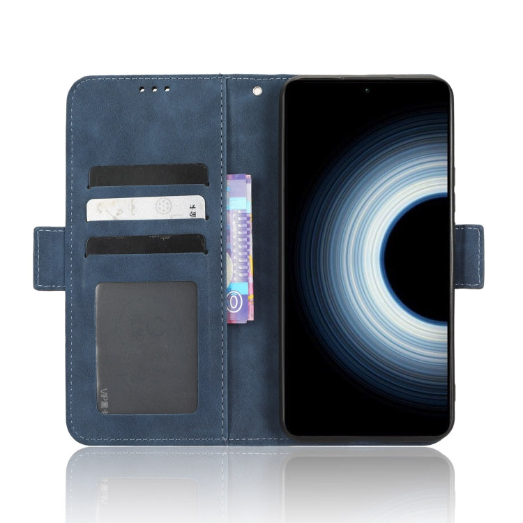 For Xiaomi 12T / Redmi K50 Ultra Skin Feel Calf Texture Card Slots Leather Phone Case