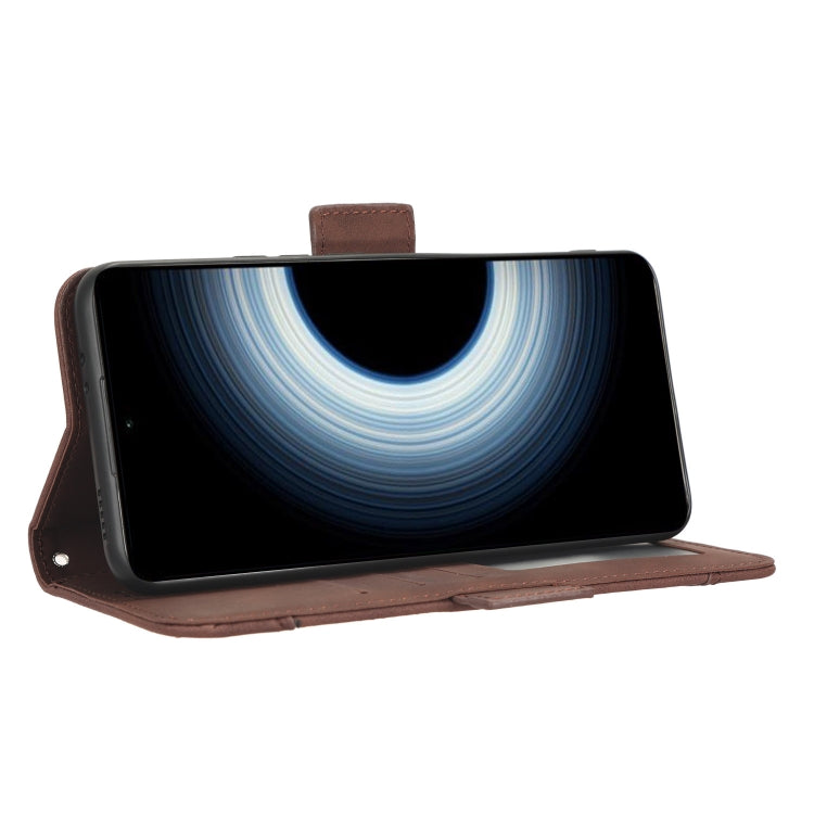 For Xiaomi 12T / Redmi K50 Ultra Skin Feel Calf Texture Card Slots Leather Phone Case