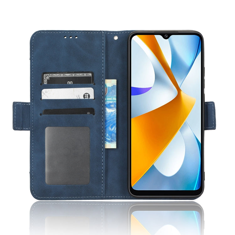 For Xiaomi Poco C40 Skin Feel Calf Texture Card Slots Leather Phone Case