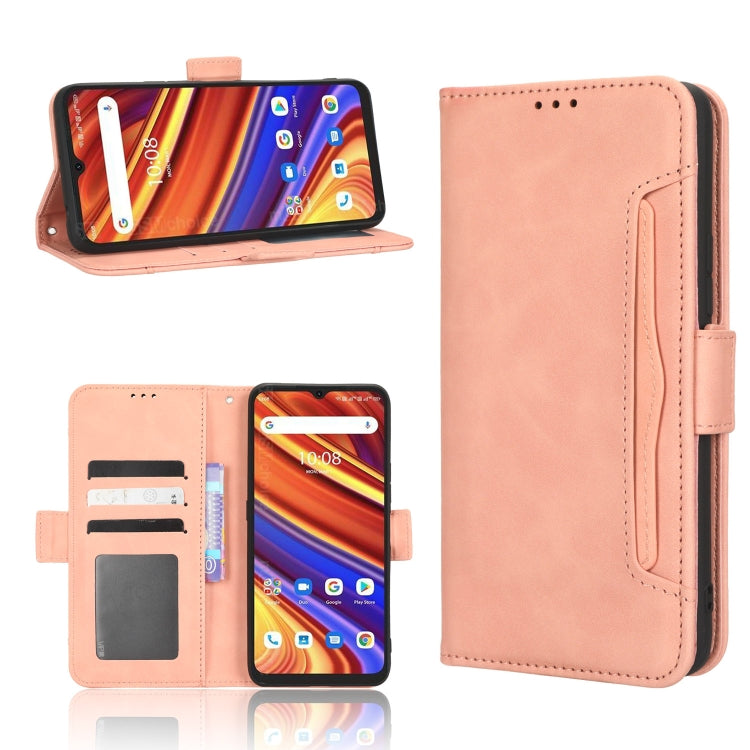 For UMIDIGI Power 7 Max Skin Feel Calf Texture Card Slots Leather Phone Case