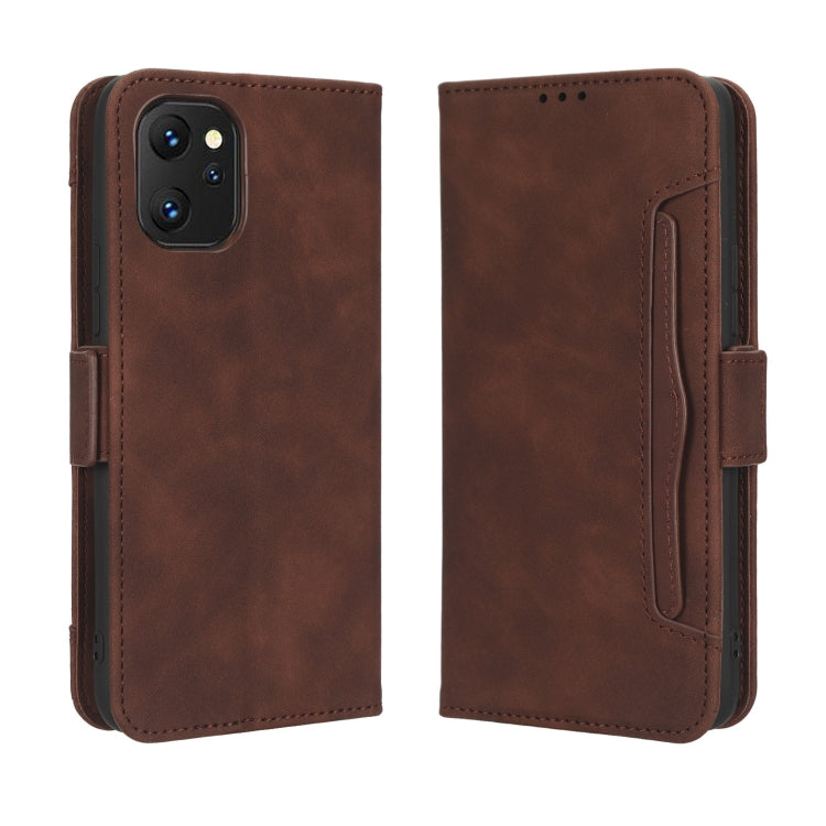 For UMIDIGI Power 7 Max Skin Feel Calf Texture Card Slots Leather Phone Case