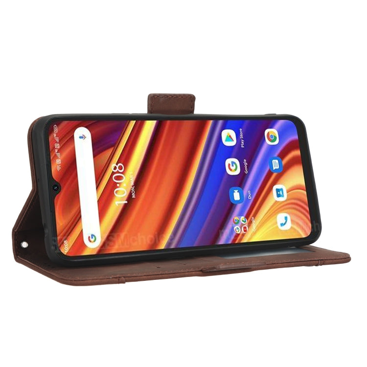 For UMIDIGI Power 7 Max Skin Feel Calf Texture Card Slots Leather Phone Case