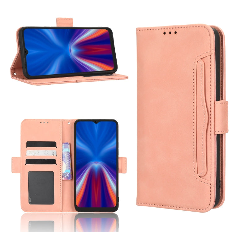For UMIDIGI C1 Skin Feel Calf Texture Card Slots Leather Phone Case
