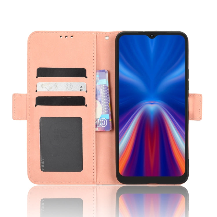 For UMIDIGI C1 Skin Feel Calf Texture Card Slots Leather Phone Case