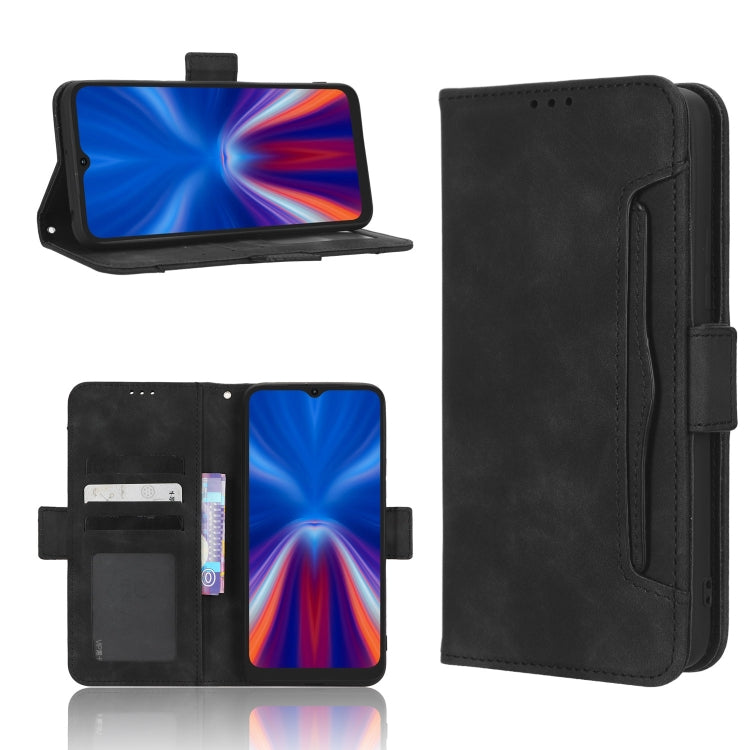 For UMIDIGI C1 Skin Feel Calf Texture Card Slots Leather Phone Case