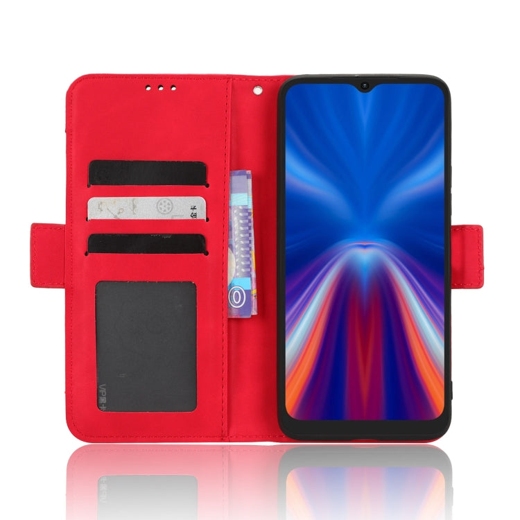 For UMIDIGI C1 Skin Feel Calf Texture Card Slots Leather Phone Case