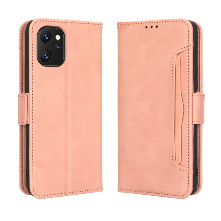For UMIDIGI F3 5G / 4G / F3S / F3 SE Skin Feel Calf Texture Card Slots Leather Phone Case