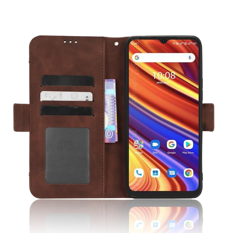 For UMIDIGI F3 5G / 4G / F3S / F3 SE Skin Feel Calf Texture Card Slots Leather Phone Case