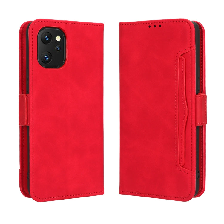 For UMIDIGI Power 7 / Power 7S Skin Feel Calf Texture Card Slots Leather Phone Case