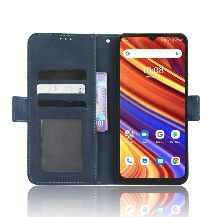 For UMIDIGI Power 7 / Power 7S Skin Feel Calf Texture Card Slots Leather Phone Case