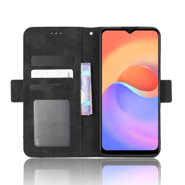 For ZTE Blade A52 Lite Skin Feel Calf Texture Card Slots Leather Phone Case