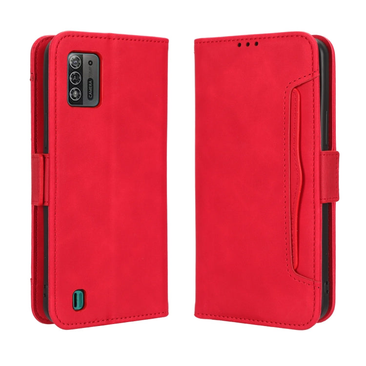For ZTE Blade A52 Lite Skin Feel Calf Texture Card Slots Leather Phone Case