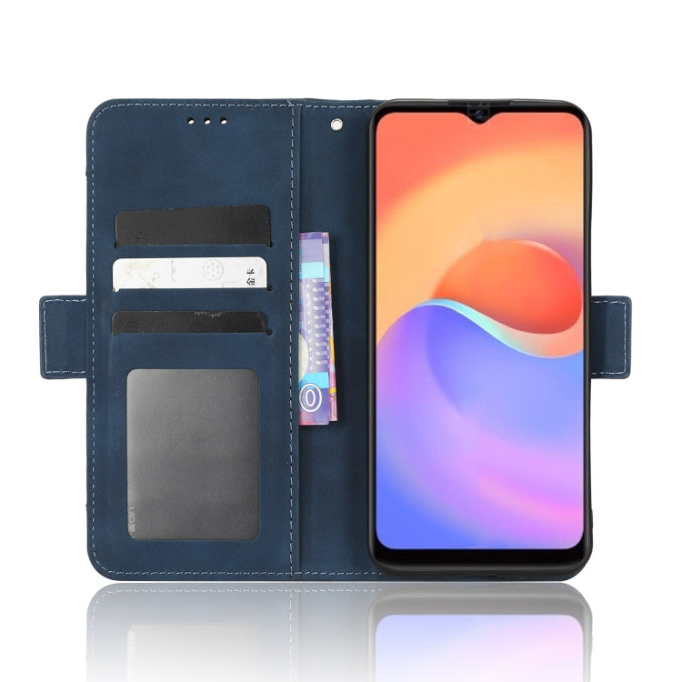For ZTE Blade A52 Lite Skin Feel Calf Texture Card Slots Leather Phone Case